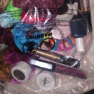 30 SCRUNCHIES AND LIPSTICKS AND EYE SHADOWS & MORE